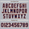 Custom Gray Navy-Orange Authentic Baseball Jersey