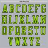 Custom Gray Neon Green-Black Authentic Baseball Jersey