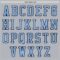 Custom Gray Light Blue-Black Authentic Baseball Jersey