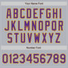 Custom Gray Purple-Gold Authentic Baseball Jersey
