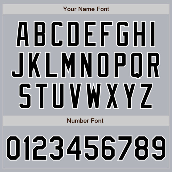 Custom Gray Black-White Authentic Baseball Jersey