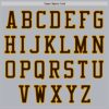 Custom Gray Brown-Gold Authentic Baseball Jersey