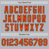 Custom Gray Orange-Black Authentic Baseball Jersey