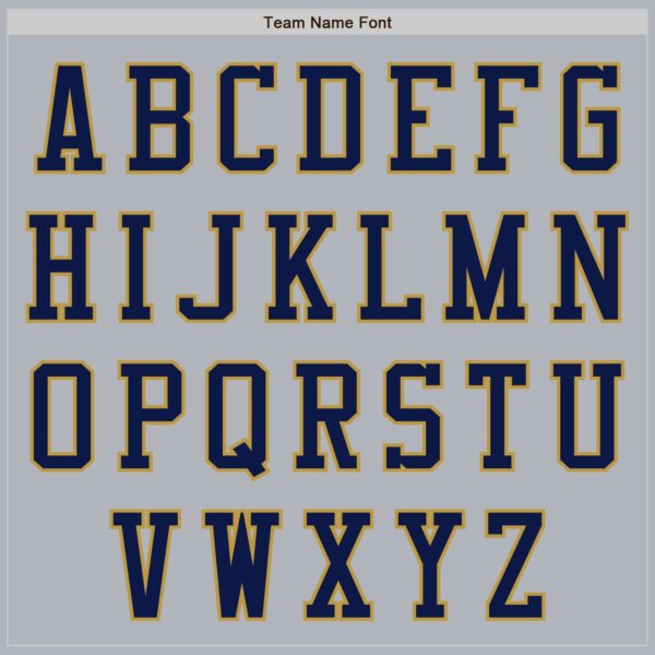 Custom Gray Navy-Old Gold Authentic Baseball Jersey