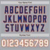 Custom Gray White Orange-Royal Authentic Baseball Jersey