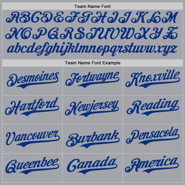 Custom Gray Royal-Gold Authentic Baseball Jersey