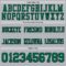 Gray1116-3 Custom Gray Kelly Green-Black Authentic Football Jersey