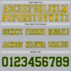 Custom Gray Green-Gold Authentic Football Jersey