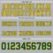 Gray1136-3 Custom Gray Green-Gold Authentic Football Jersey