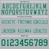 Custom Gray Kelly Green-White Authentic Football Jersey