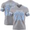 Gray1146 Custom Gray Light Blue-White Authentic Football Jersey