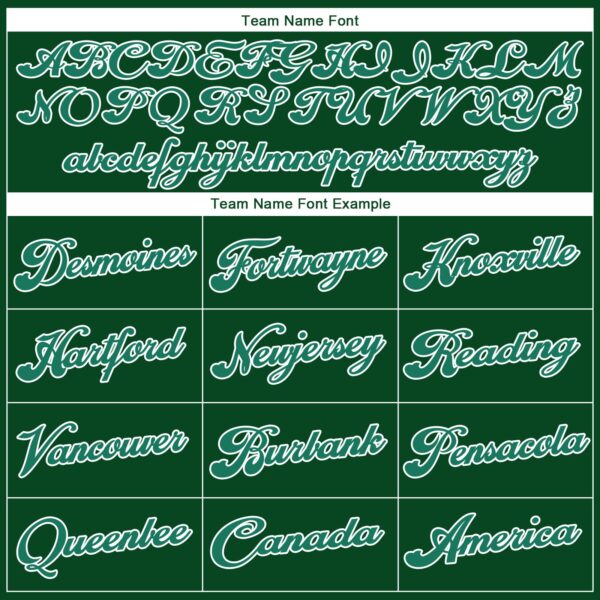 Custom Green Kelly Green-White Authentic Baseball Jersey