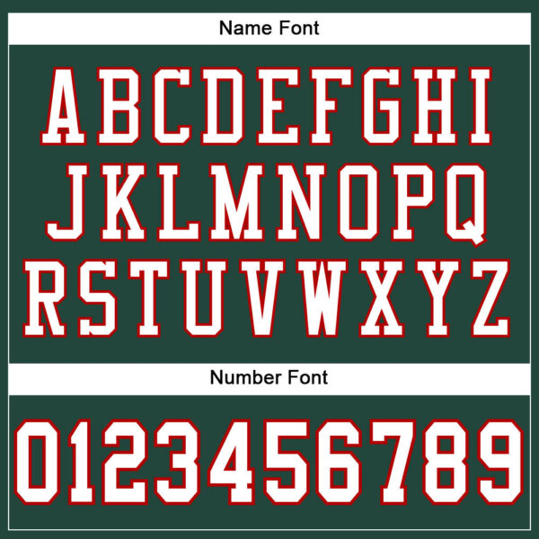 Custom Green White-Red Mesh Authentic Football Jersey