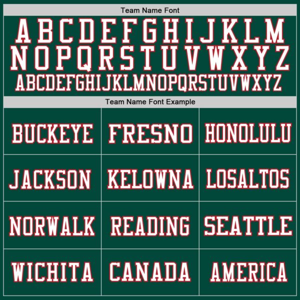 Custom Green White-Red Mesh Authentic Throwback Football Jersey