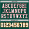 Custom Green White-Red Mesh Authentic Throwback Football Jersey
