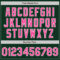 Custom Green Pink-White Authentic Baseball Jersey