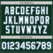 Custom Green White-Light Blue Authentic Baseball Jersey