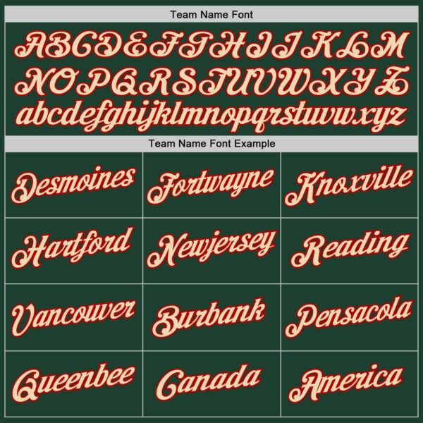 Custom Green Cream-Red Performance T-Shirt