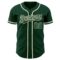 Custom Green Green-Cream Authentic Baseball Jersey