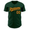 Custom Green Bay Orange Authentic Baseball Jersey