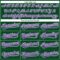 Custom Green White Pinstripe Purple Authentic Baseball Jersey