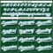 Custom Green White Pinstripe Light Blue Authentic Baseball Jersey