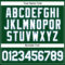Custom Green White Pinstripe Light Blue Authentic Baseball Jersey