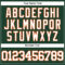 Custom Green White-Orange Authentic Baseball Jersey