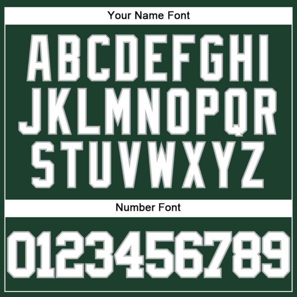 Custom Green White-Gray Authentic Baseball Jersey