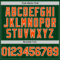 Custom Green Orange-White Mesh Authentic Throwback Baseball Jersey