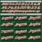 Custom Green White-Red Mesh Authentic Throwback Baseball Jersey