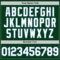Custom Green White-Light Blue Mesh Authentic Throwback Baseball Jersey