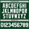 Custom Green White-Gray Mesh Authentic Throwback Baseball Jersey