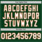 Custom Green White-Orange Mesh Authentic Throwback Baseball Jersey