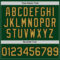 Custom Green Old Gold-Black Mesh Authentic Throwback Baseball Jersey
