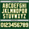 Custom Green White-Yellow Mesh Authentic Throwback Baseball Jersey