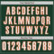 Custom Green White-Orange Authentic Baseball Jersey