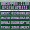 Custom Green Medium Purple-White Mesh Authentic Throwback Baseball Jersey