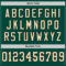 Green0330-3 Custom Green Cream-Black Mesh Authentic Throwback Football Jersey