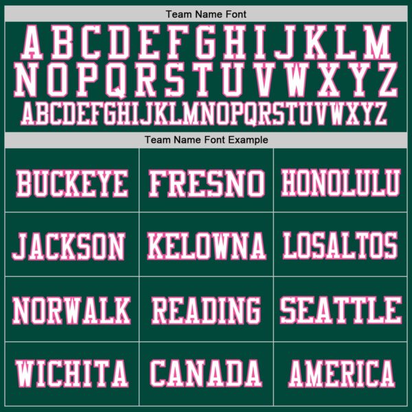 Custom Green Pink-White Mesh Authentic Throwback Football Jersey