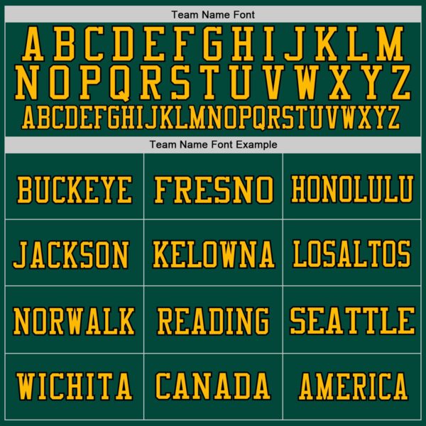 Custom Green Gold-Black Mesh Authentic Throwback Football Jersey