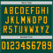 Green0332-3 Custom Green Gold-Black Mesh Authentic Throwback Football Jersey