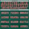 Green0334-2 Custom Green Red-White Mesh Authentic Throwback Football Jersey