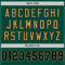 Custom Green Black-Old Gold Mesh Authentic Throwback Football Jersey