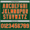 Custom Green Orange-White Authentic Baseball Jersey