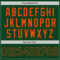 Custom Green Orange Authentic Baseball Jersey
