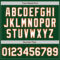 Custom Green White-Orange Authentic Baseball Jersey