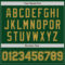 Custom Green Old Gold Authentic Baseball Jersey