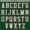 Custom Green White-Red Authentic Baseball Jersey