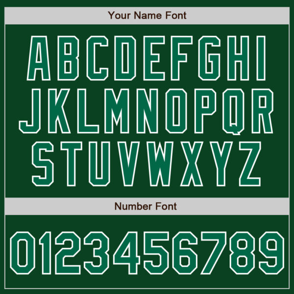 Custom Green Kelly Green-White Authentic Baseball Jersey